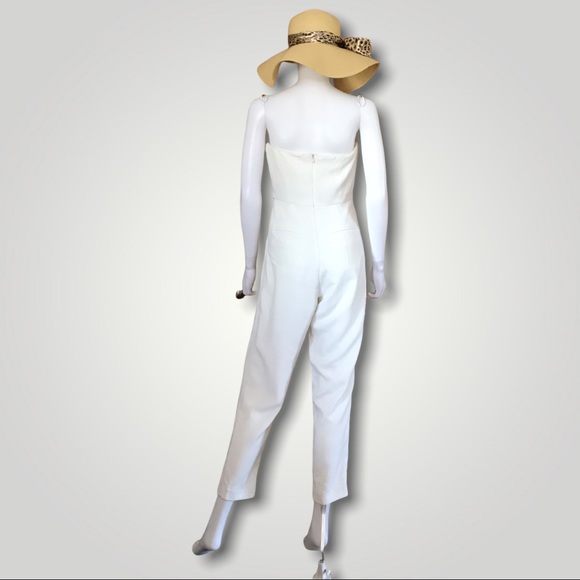 Line & Dot Tube Jumpsuit - Picture 2 of 10